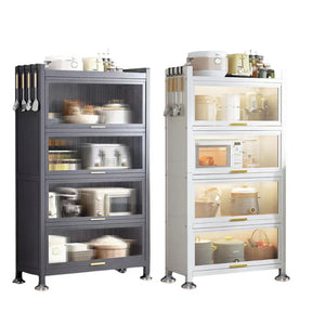 Kit de 2 Armoires Multifonctionnelles en Acier