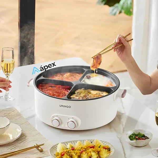 Poêle multifonction 4 en 1 - PLUS DE PRATICITÉ EN CUISINE AVEC 6L